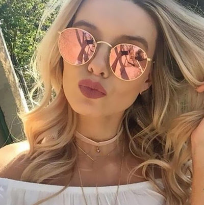 Women’s Retro Round Sunglasses