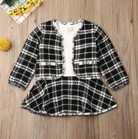 Girls Long-Sleeve Two-Piece Dress Set — image 6