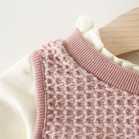 Cotton Bow Corduroy Baby Dress — image 6