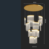 Modern LED Living Room Chandelier — image 4