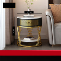 Round Slate Coffee Table — image 4