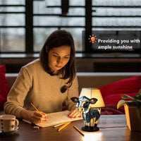 Cow Bedside Table Lamp with USB — image 2