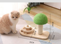 Solid Wood Cat Scratching Post Toy — image 5