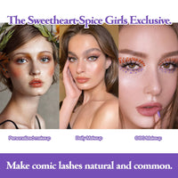 Five-Pair Manga False Eyelashes — image 3