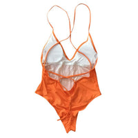 Solid Color One-Piece Swimsuit — image 4