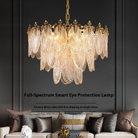 Layered Glass Living Room Chandelier — image 4
