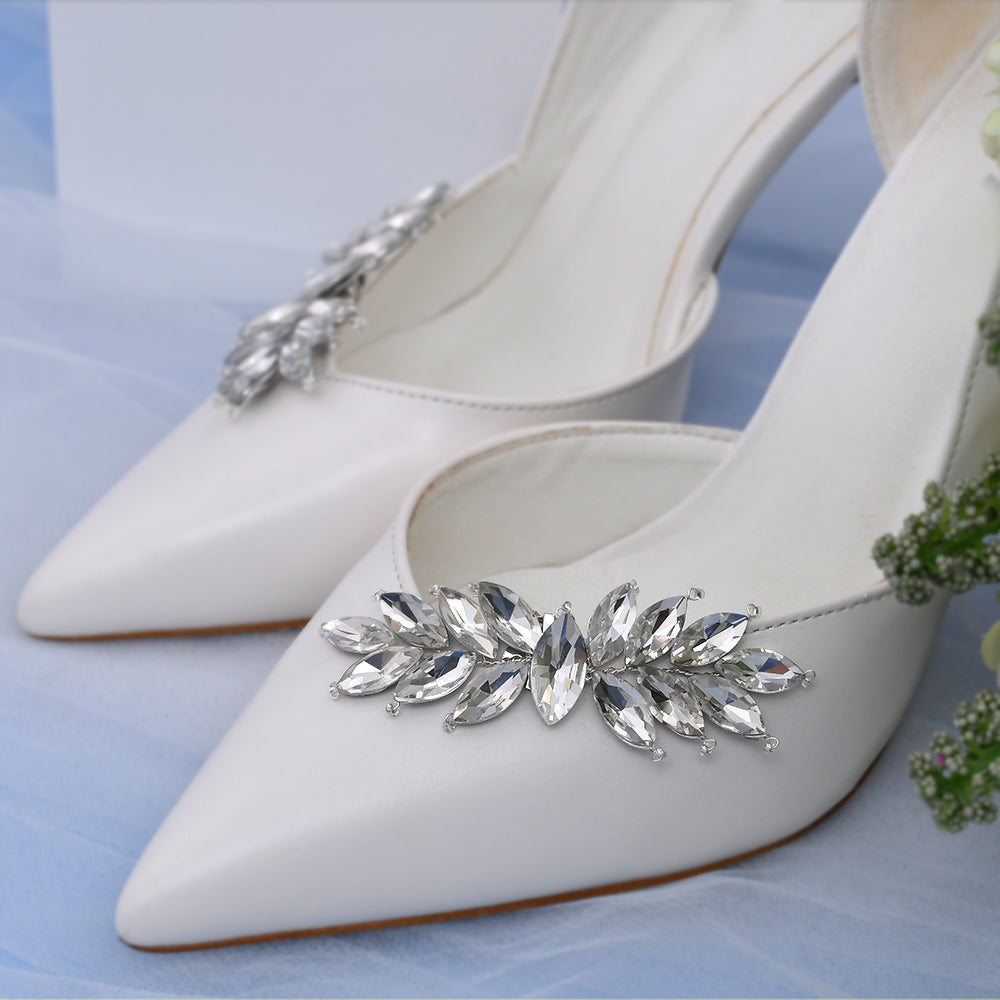 Rhinestone Wedding Shoe Buckle Set