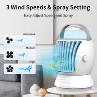 USB Desktop Mist Cooling Fan — image 6