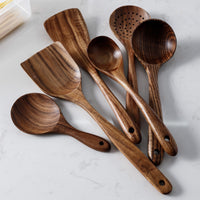 Teak Wood Kitchen Spoon Set — image 2