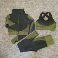 Women’s Zip Yoga Gym Set — image 6