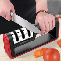 Three-Stage Diamond Knife Sharpener