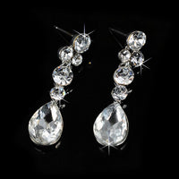 Korean Water Drop Bridal Jewelry Set — image 3