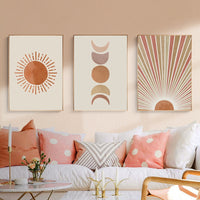 Framed Nordic Canvas Wall Art