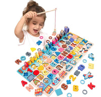 Montessori Wooden Fishing Math Board — image 3