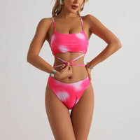 Tie-Dye Bikini Set with Skirt — image 6