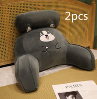 Fluffy Triangle Reading Pillow Backrest — image 8