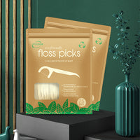 Degradable Mint Dental Floss Picks