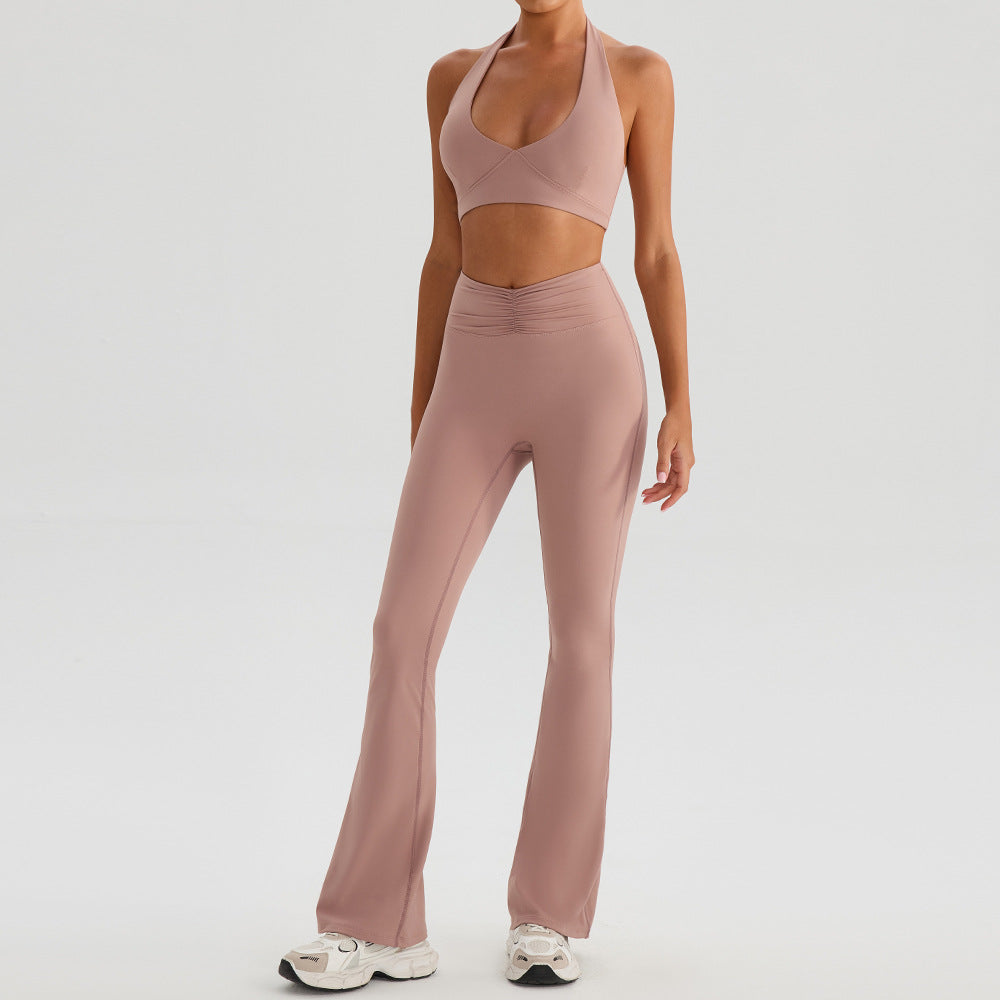 Halter Bra and Bottoms Fitness Set — image 2