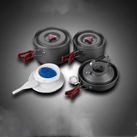 Hard Alumina Camping Pot Set — image 7