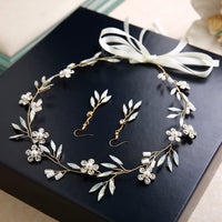 Pearl Bridal Crown Headpiece — image 3