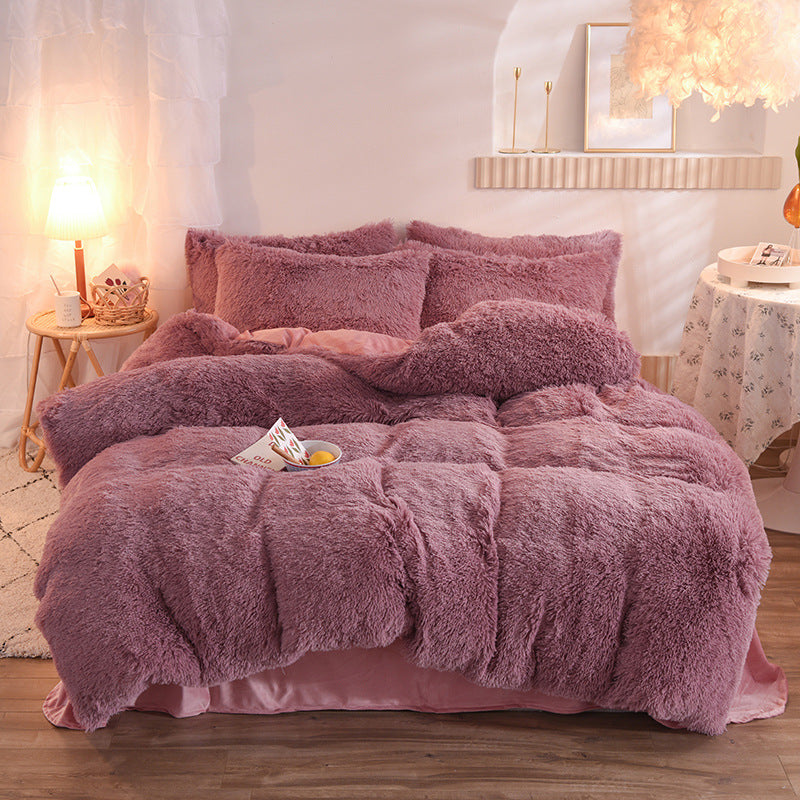 Plush Fleece Duvet Cover Set — image 2