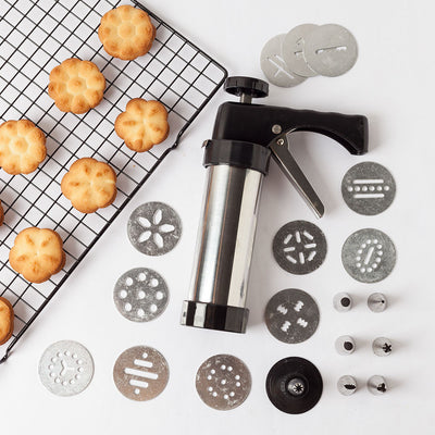 Stainless Steel Cookie Press and Icing Tool