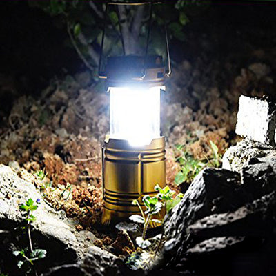 Solar Rechargeable Telescopic Camping Lantern
