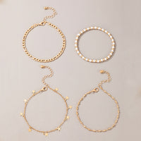Four-Piece Star Tassel Anklet Set — image 4