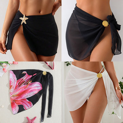Chiffon Swimsuit Cover-Up Skirt