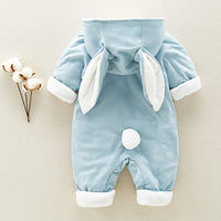 Hooded Fleece Baby Romper — image 4