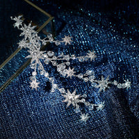Silver Rhinestone Bridal Side Hair Clip — image 5