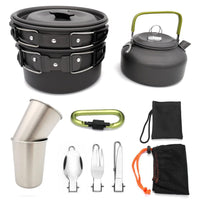 Camping Cookware and Tableware Set