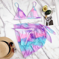 Fluorescent Tie-Dye Micro Bikini — image 5