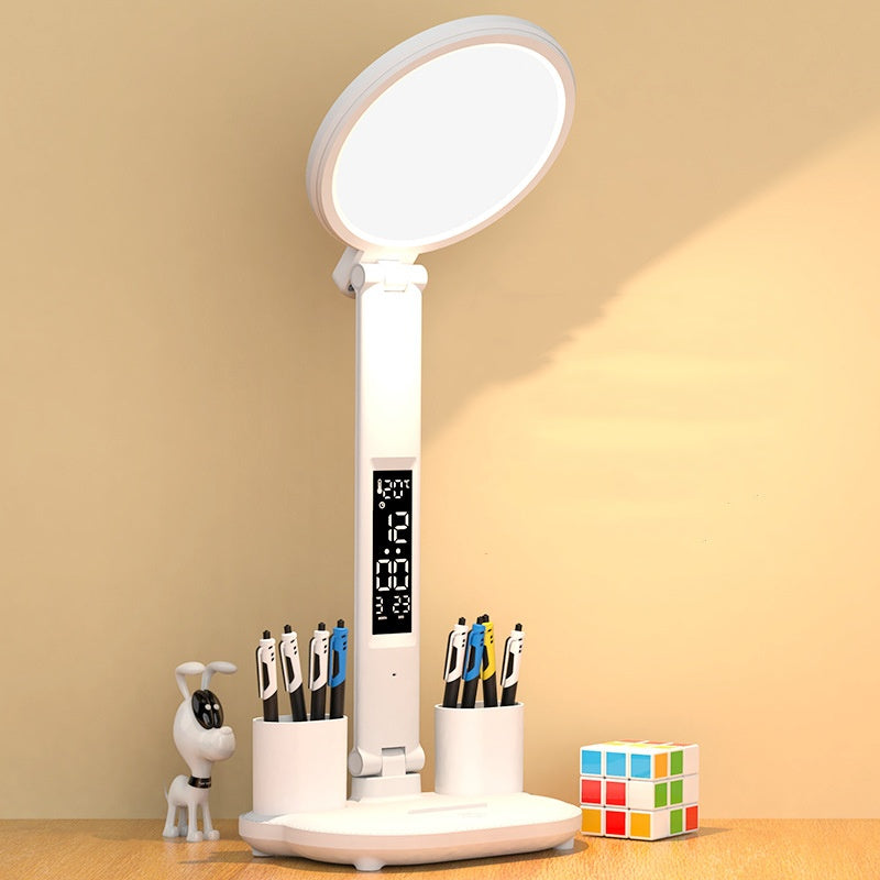 USB Rechargeable LED Desk Clock Lamp — image 3