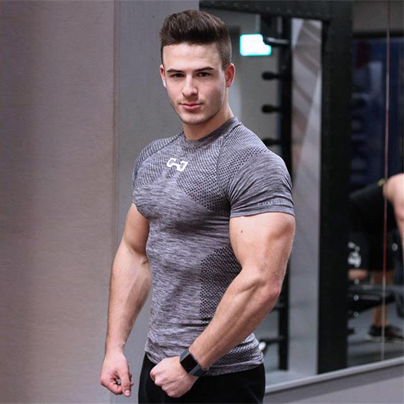 Men’s Quick-Dry Short Sleeve Gym Shirt — image 2
