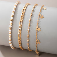 Four-Piece Star Tassel Anklet Set — image 6