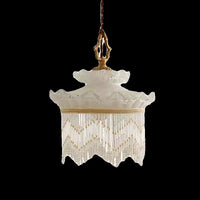 Glass Tassel Bedroom Chandelier — image 5
