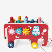 Wooden Montessori Pounding Bench Toy — image 4