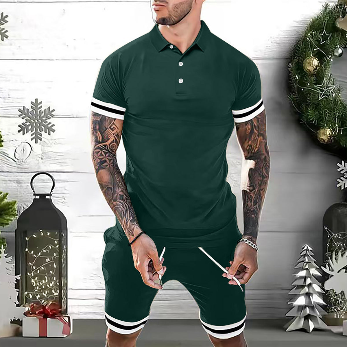 Men’s Summer Polo and Shorts Set — image 2