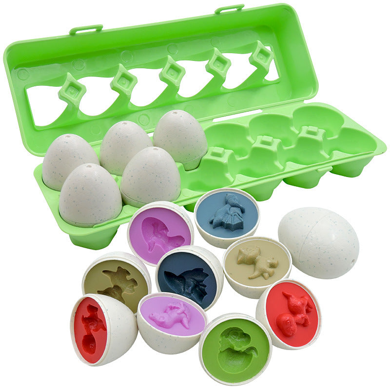 Montessori Shape Matching Egg Toy Set — image 7