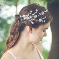 Silver Rhinestone Bridal Side Hair Clip — image 4