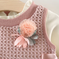Cotton Bow Corduroy Baby Dress — image 7