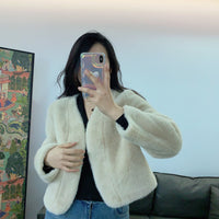 Short Faux Fur Jacket