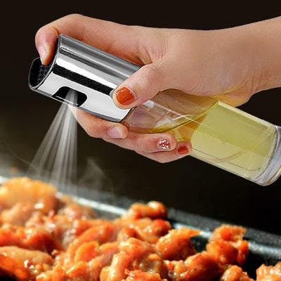 Glass Oil and Vinegar Spray Bottle