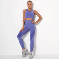 Quick-Dry Sports Bra and Pants Set — image 3