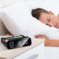 3-in-1 Wireless Charger Alarm Clock — image 2