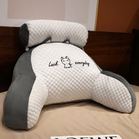 Fluffy Triangle Reading Pillow Backrest — image 4