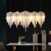 Tassel Aluminum Chain LED Chandelier — image 2