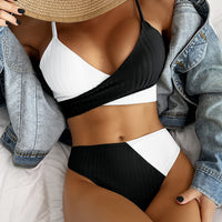 Ribbed Knot-Back High-Waist Bikini — image 5