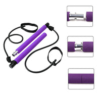 Portable Pilates Bar Resistance Band Set — image 4